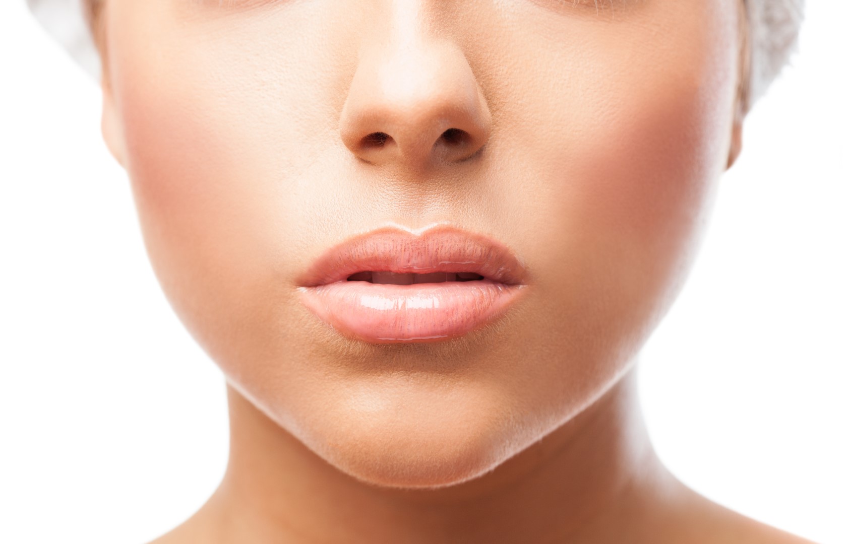 female lips close up Zabiegi